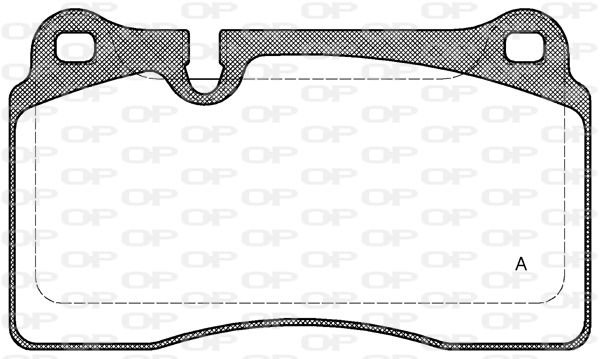 OPEN PARTS Jarrupala, levyjarru BPA1200.30